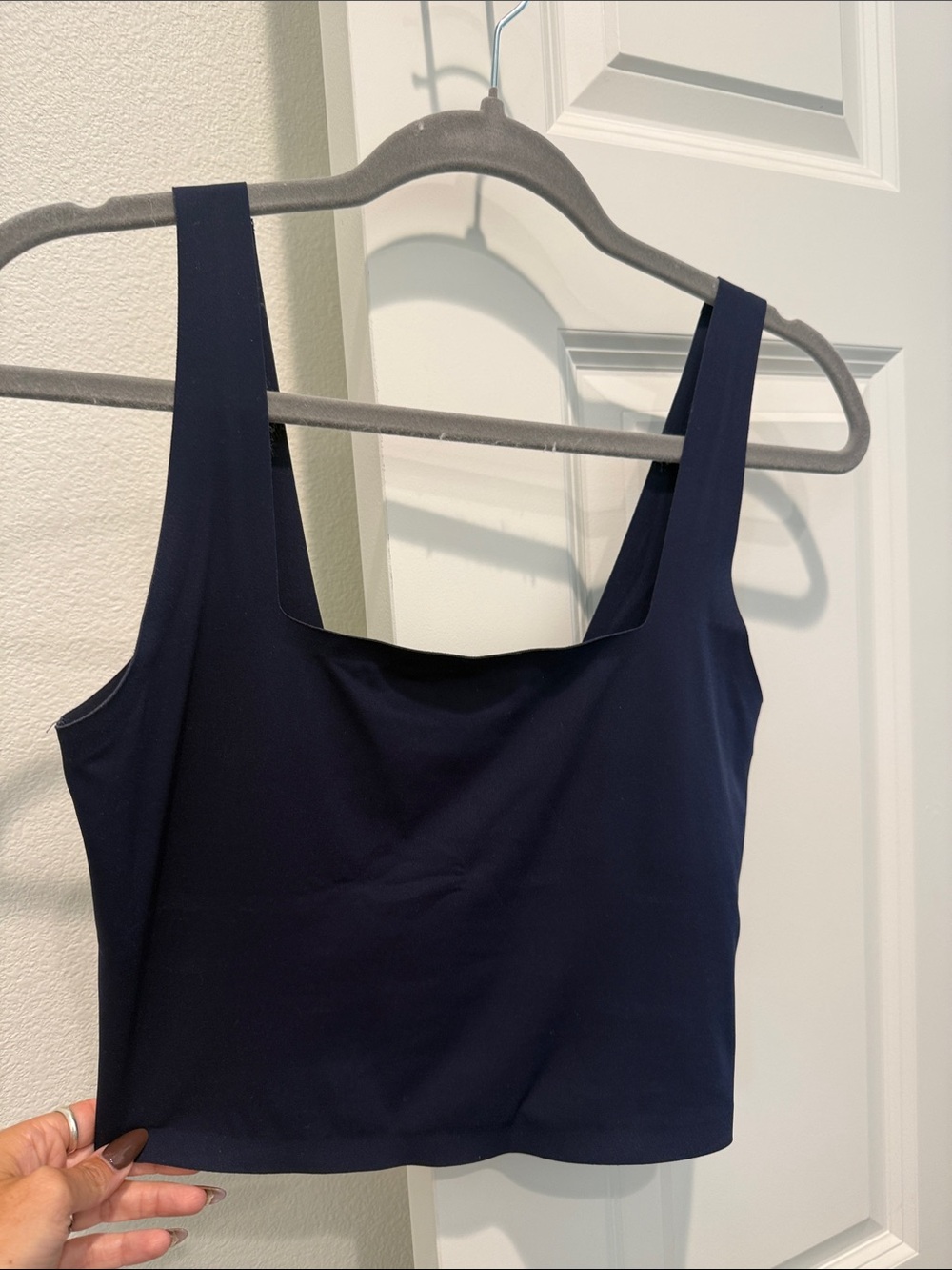 Aerie Smoothez Square neck navy Tank Top